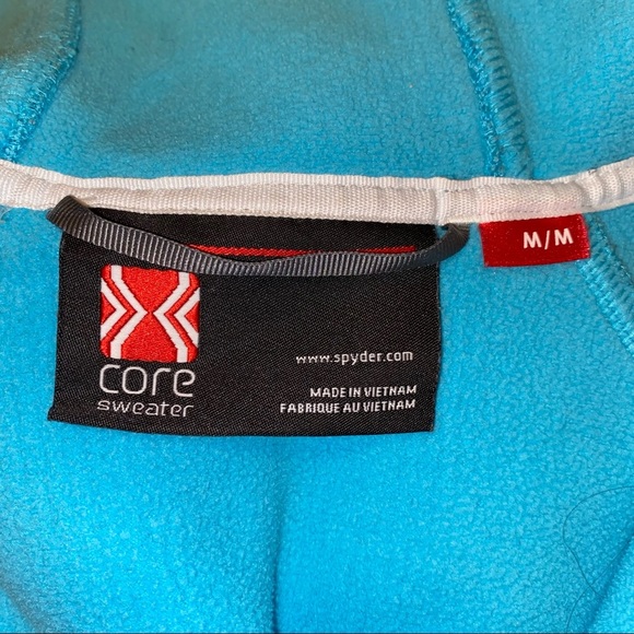 Spider core fleece hoody, blue, size medium - Picture 4 of 5